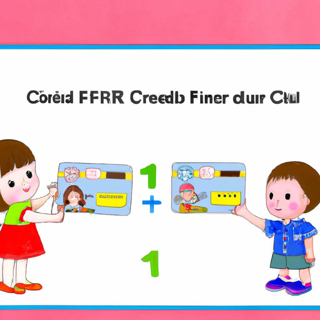 Acquiring the first credit card for children