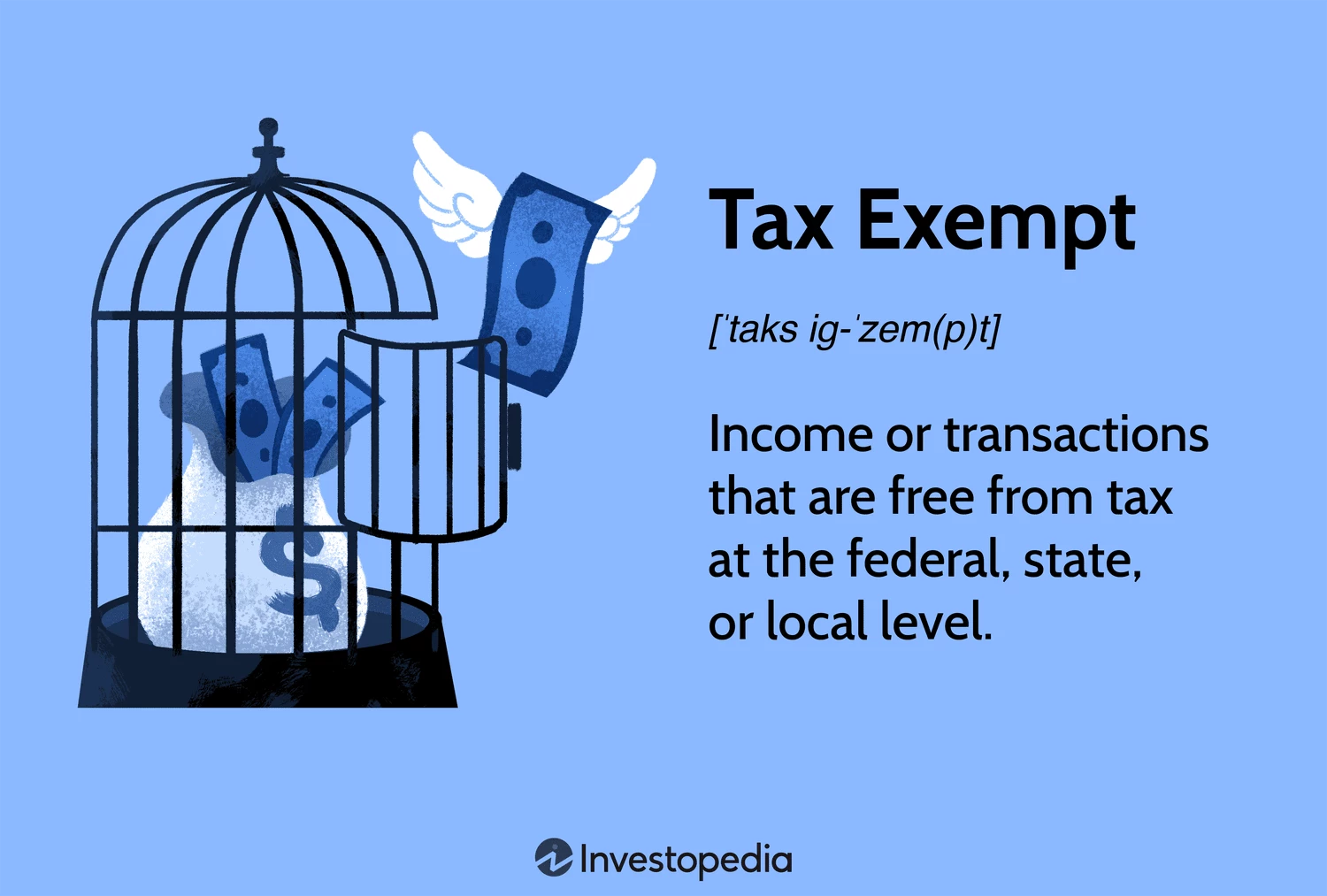 What is the significance of being tax-exempt or having tax-exempt income?